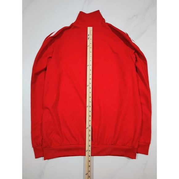 Adidas Originals Prime Blue mens Red Trefoil Logo Track Tracksuit Jacket size XL - Picture 11 of 11